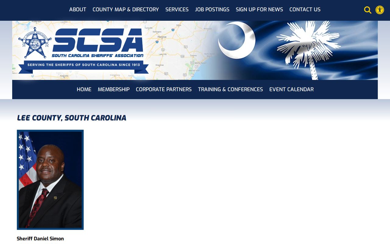 Lee County warrant records contact, sheriff association directory